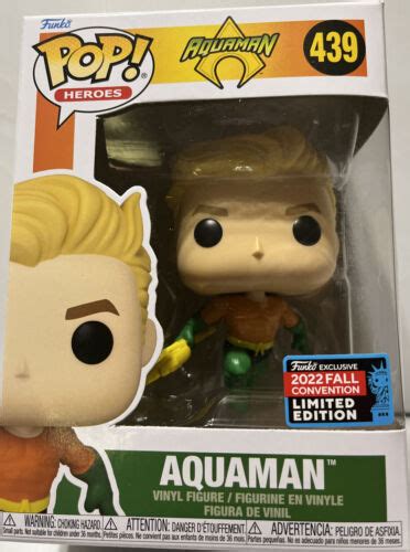 Funko Pop 439 Heroes Justice League Aquaman Vinyl Figure New Free