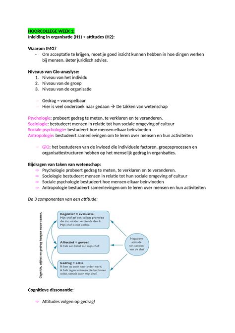 Samenvatting Hoorcolleges IMG HOORCOLLEGE WEEK 1 Inleiding In