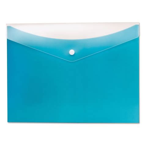 Pendaflex Poly Snap Envelope, Snap Closure, 8.5 x 11, Blueberry | OfficeSupply.com