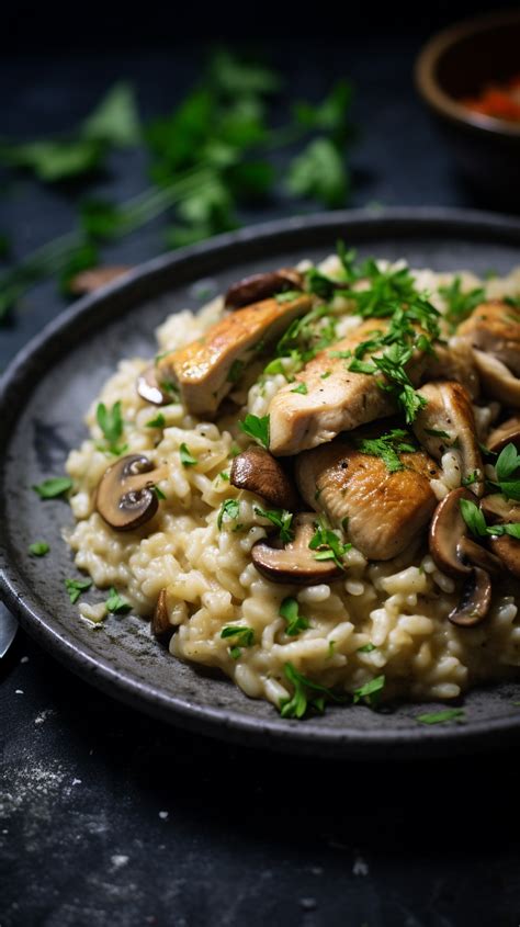 Chicken & Mushroom Risotto [40 Minutes] – Chasety