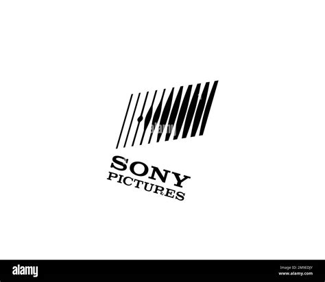 Sony Pictures Rotated Logo White Background B Stock Photo Alamy