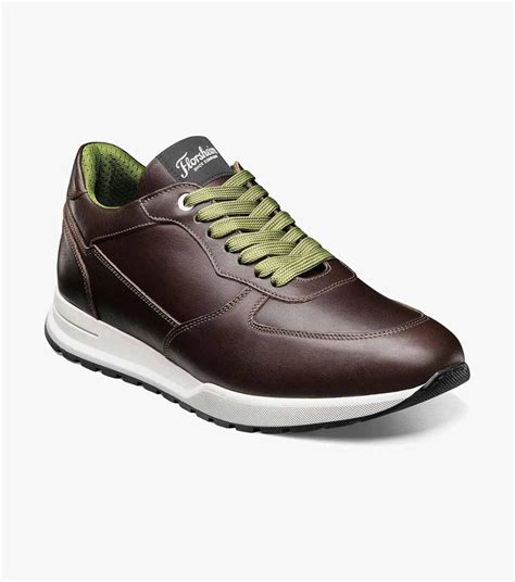 Florsheim Casual Shoes Space Moc Toe Lace Up Sneaker Brown Men