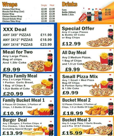 Menu at Broadway 3 Grill & Kebab House, Birmingham