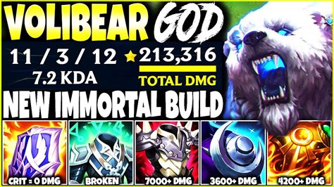 This New Immortal Volibear Build Broke Every Limit With 200000 Total