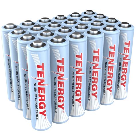 Tenergy 24 Pack AAA Rechargeable Batteries 1000mAh NiMH for everyday ...