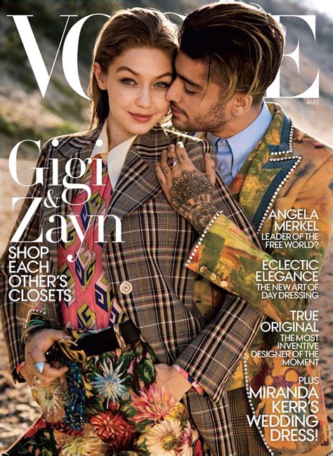 Zayn Malik And Gigi Hadid Cover Vogue Anwar Appears In Shoot The