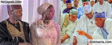 Ganduje Kwankwaso Other Top Dignitaries Storm Wedding Of Atikus