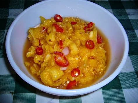 Cara Membuat Sambal Nanas Khas Palembang Sedap