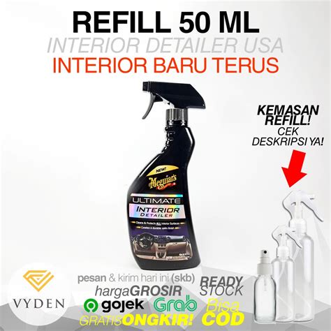 Jual MEGUIARS Ultimate Interior Detailer 50ml Spray Refill Pembersih