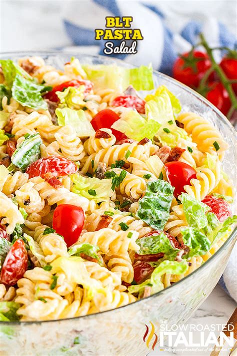 Blt Pasta Salad With Video