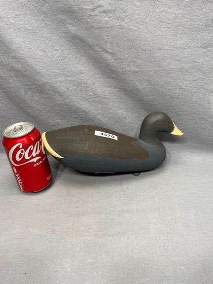 Gilmore B Wagoner Coot Duck Decoy Dixon S Auction At Crumpton