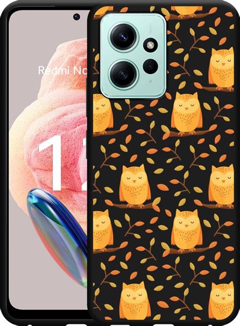 Cazy Hoesje Zwart Geschikt Voor Xiaomi Redmi Note G Cute Owls Bol