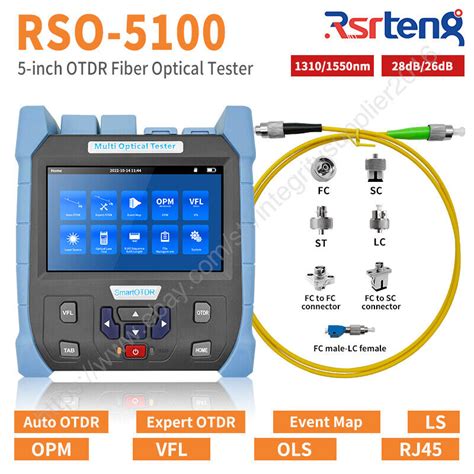 Rsrteng Rso Otdr Tester Sm Nm Db Fiber Optic Tool Ls