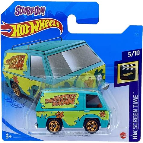 Masinuta Metalica Hot Wheels The Mistery Machine Colectia HW Screen Time 2021 Verde 1 64