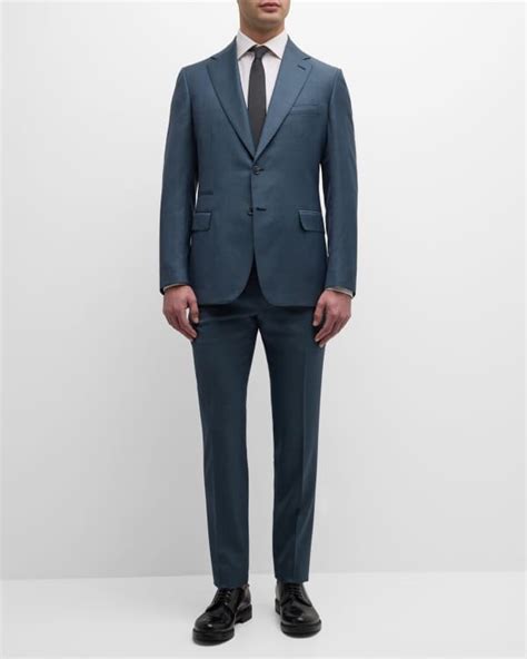 Brioni Mens Brunico Essential Virgin Wool Two Piece Suit Neiman Marcus