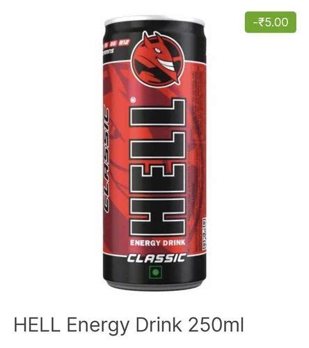 Hell Energy Drink Packaging Size 250 Ml At Rs 60piece In New Delhi