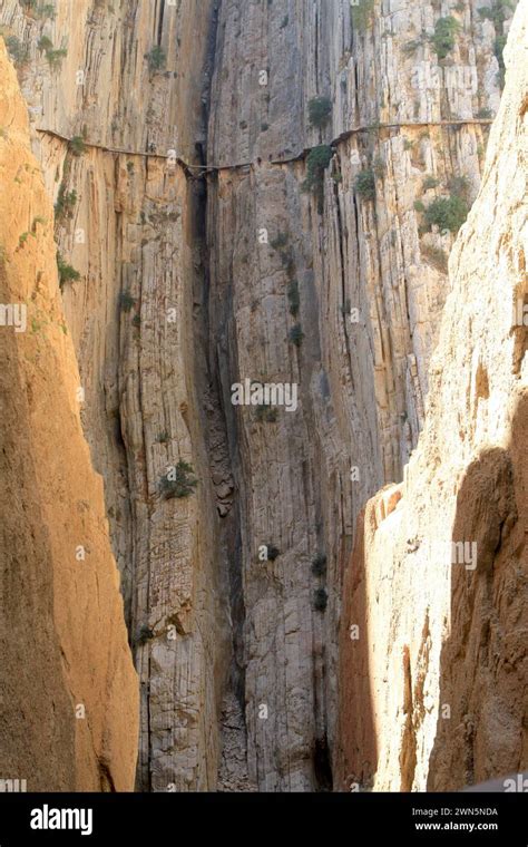 A Group Make Their Way Round The Most Dangerous Path In The