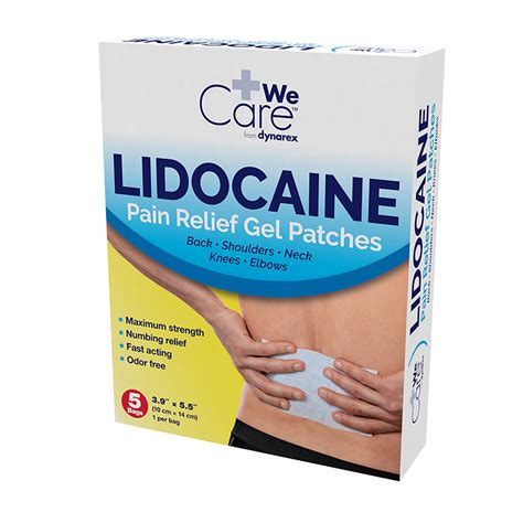 Lidocaine Pain Relief Gel Patch Dynarex Corporation