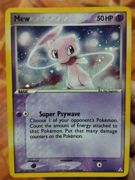 Mew Pokemon Card, Hobbies & Toys, Toys & Games on Carousell