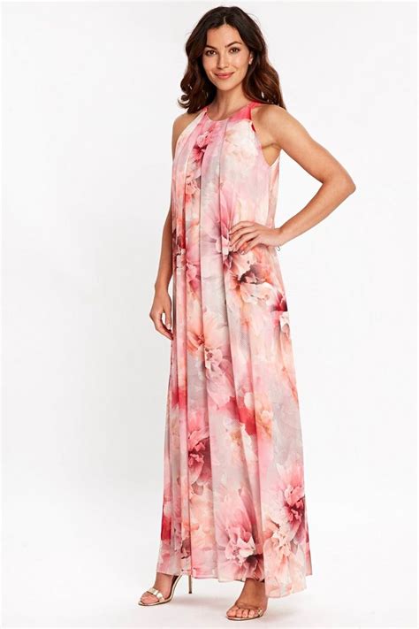 Pale Orchid Pink Floral Dress Wallis