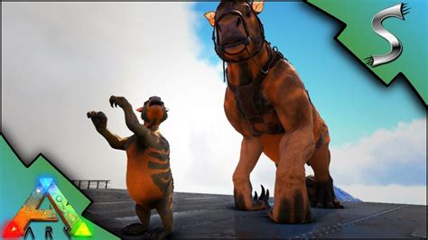 Chalicotherium Taming And Breeding Raid Mount Ark Survival Evolved [s2e67] Youtube