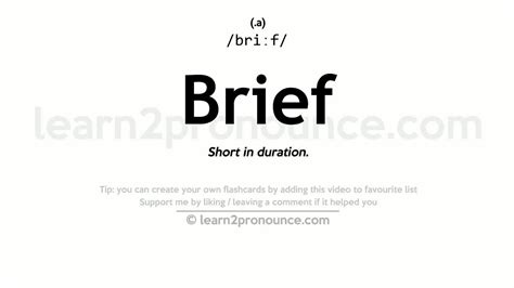 Brief Meaning And Example at Danielle Harrison blog