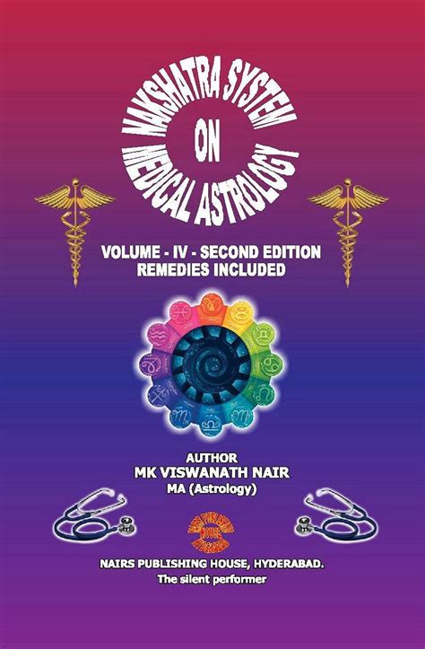 Nakshatra System On Medical Astrology Volume 4 Remedies Included Kp By M K Vishwanath