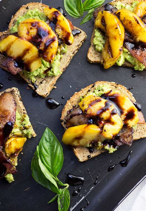 Avocado Toast with Bacon and Grilled Peaches - Cache Valley Family Magazine