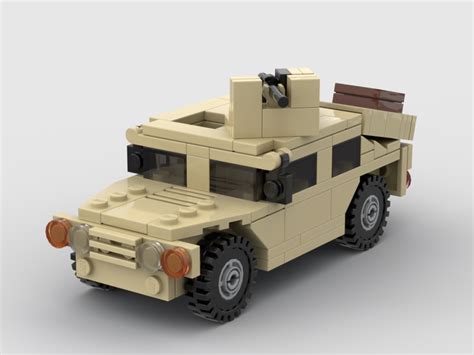 LEGO MOC Humvee modern us army vehicle by the_legotanker | Rebrickable ...