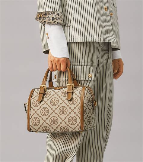 T Monogram Barrel Bag Handbags Tory Burch