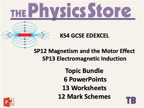 KS4 GCSE Physics EDEXCEL SP12 SP13 Magnetism And Induction EM 6 PPTS