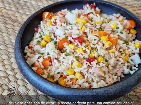 Deliciosa Ensalada De Arroz La Receta Perfecta Para Una Comida