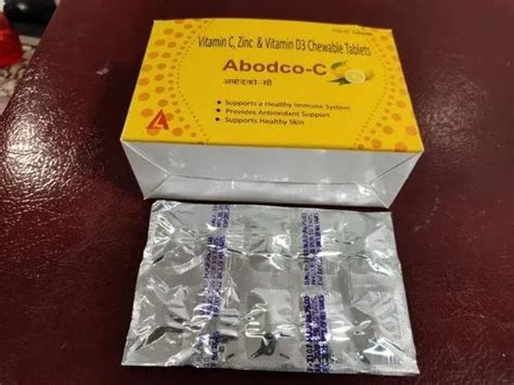 Abodco C Tab Dextrose Sucrose Zinc Vit C X Tab Non Prescription