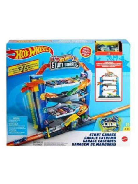 Hot Wheels City Stunt Garage Playset Edamama