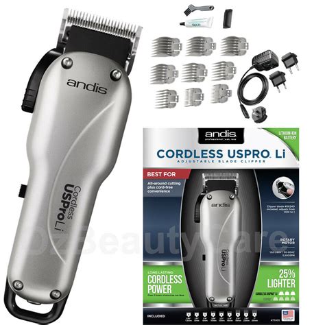 Andis Cordless US Pro Li Professional Barber Hair Clipper/Trimmer ...