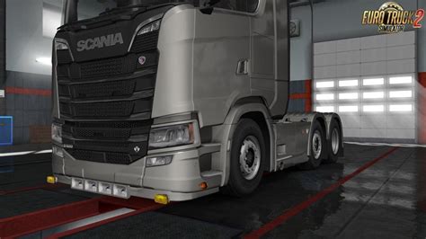 Ets 2 Scania Sandr Extended Front Bumper 1 31 X V 1 0 Scania Mod Für