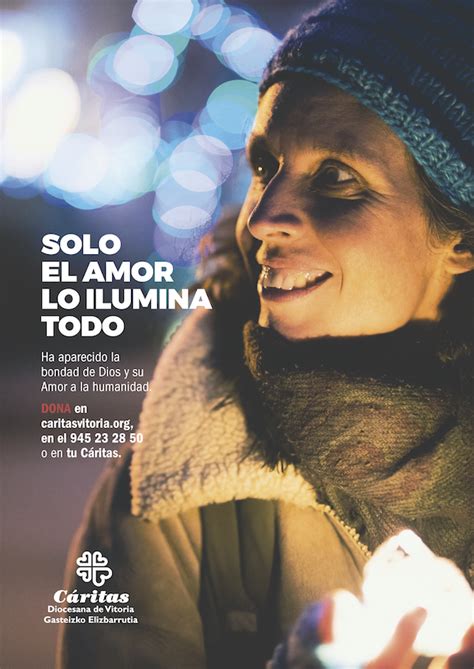 Solo el Amor lo ilumina todo Navidad con Cáritas Diócesis de Vitoria