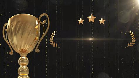 golden award and golden particles background and free opener templates ...