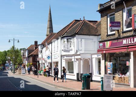 Egham High Street, Egham, Surrey, England, United Kingdom Stock Photo ...