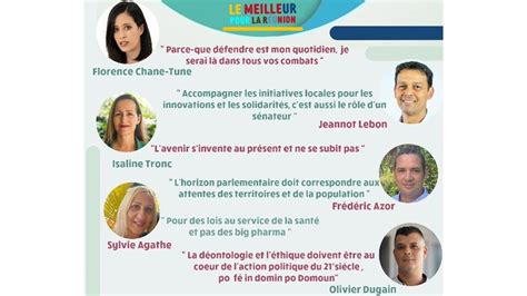 Sénatoriales Le Meilleur pour La Réunion présente sa liste