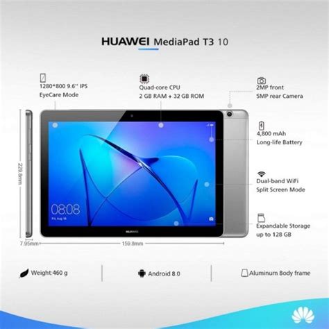 Huawei Mediapad T3 10 Inch 16gb