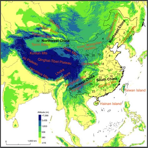 Figure From Spatial Phylogenetics Of The Chinese Angiosperm Ora