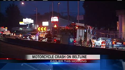 Motorcycle Crash Sends Rider To Hospital Snarls Beltline Traffic