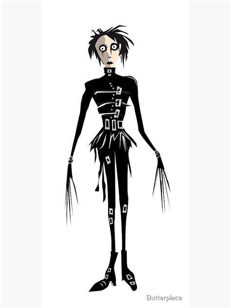 Edward Scissorhands Tim Burton Art Print For Sale By Butterplace Redbubble