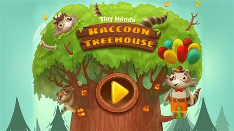 Raccoon treehouse