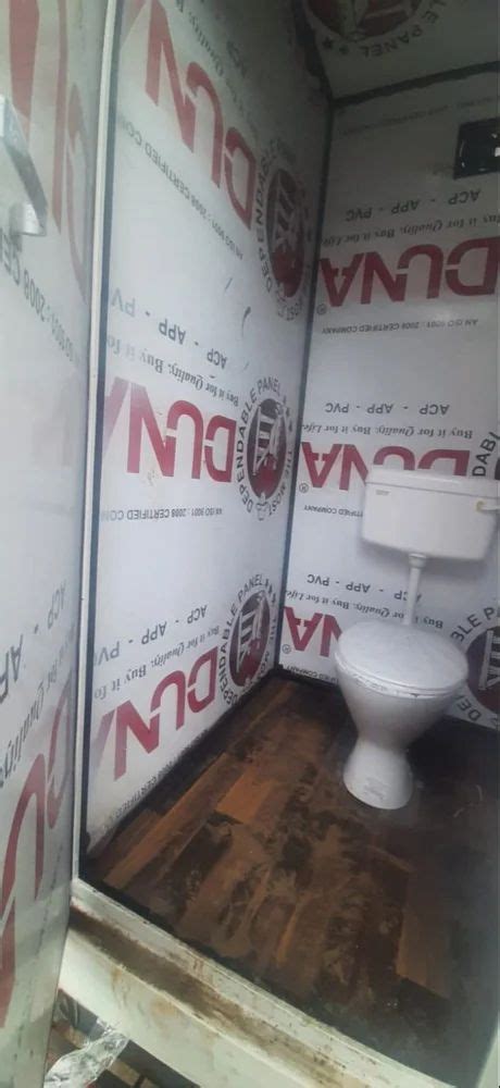 Steel Prefab Portable Toilet Cabin At Rs In Hyderabad Id