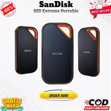 Jual Sandisk SSD Portable 2TB 1TB 500GB Extreme Pro V2 Hardisk External