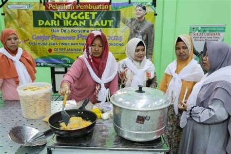 Kiai Muda Dukung Ganjar Gelar Pelatihan Membuat Nuget Ikan Nutrisan