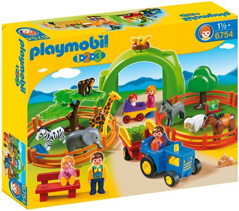 פליימוביל 123 Playmobil 123 גן חיות ענק לגיל הרך חנות צעצועים