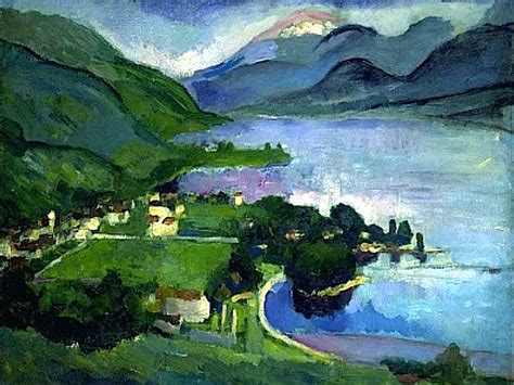 Arthur B. Carles - The Lake, Annecy, (1911-1912) | Annecy, Lake annecy